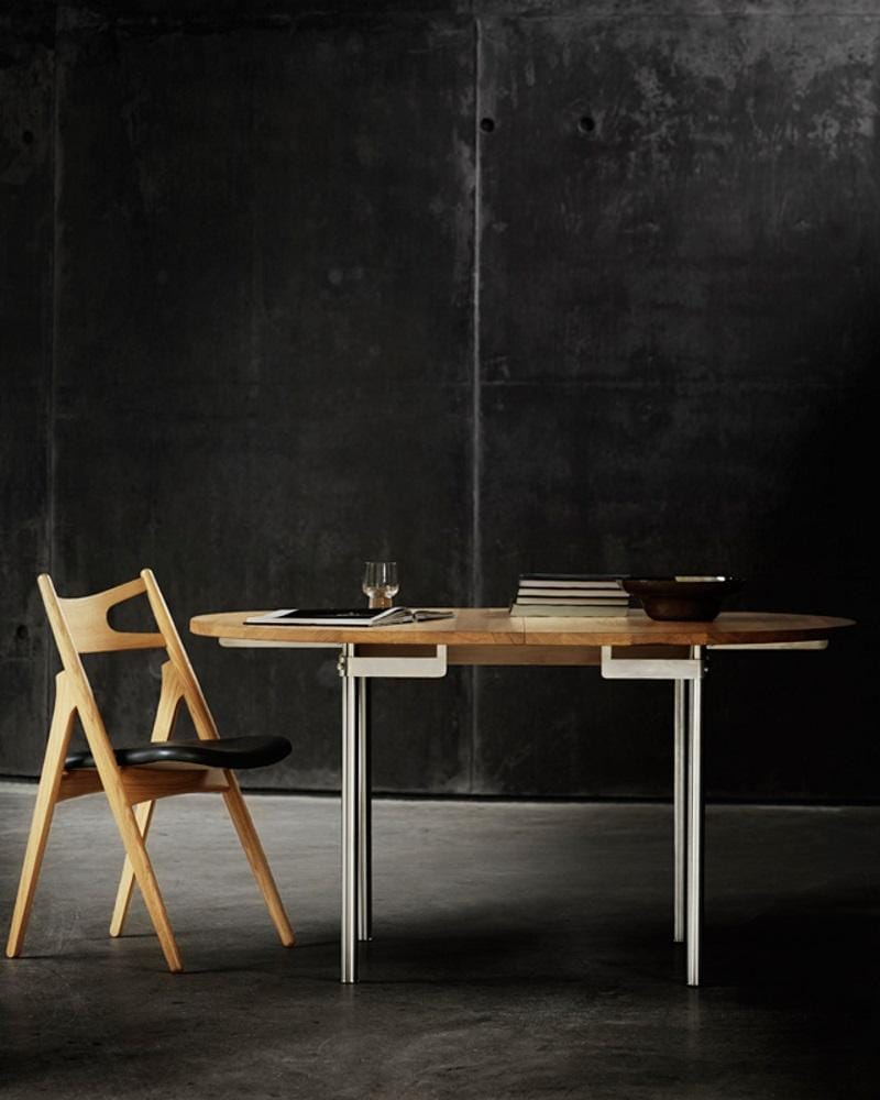 Carl Hansen CH29P -tuoli, saippuoitu tammi/nahka - Image 4