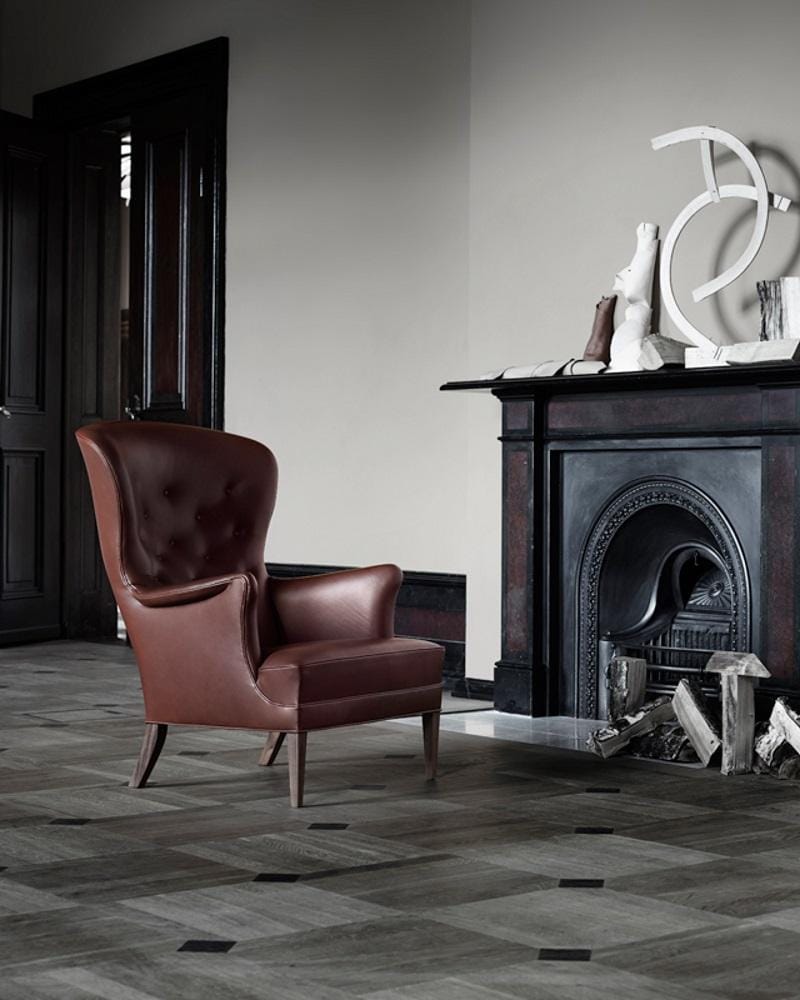 Carl Hansen FH419 HERITAGE -nojatuoli, ruskea nahka/öljytty pähkinä - Image 3