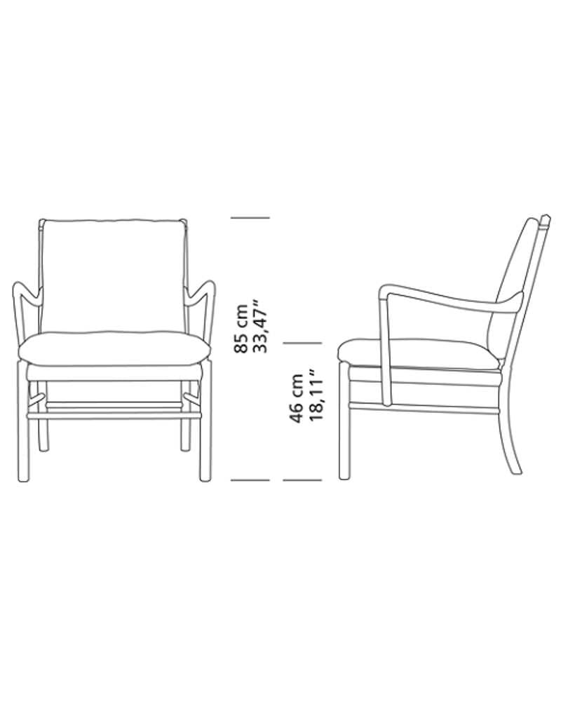Carl Hansen OW149 armchair, oiled oak / brown leather - Image 9