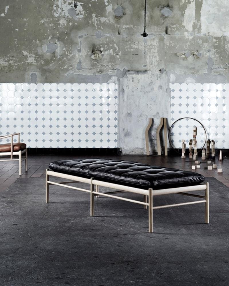 Carl Hansen OW150 daybed, öljytty tammi/ruskea nahka - Image 3