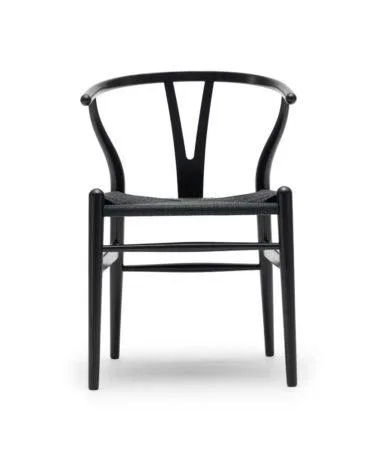 Carl Hansen CH24 -tuoli, musta tammi/musta istuin