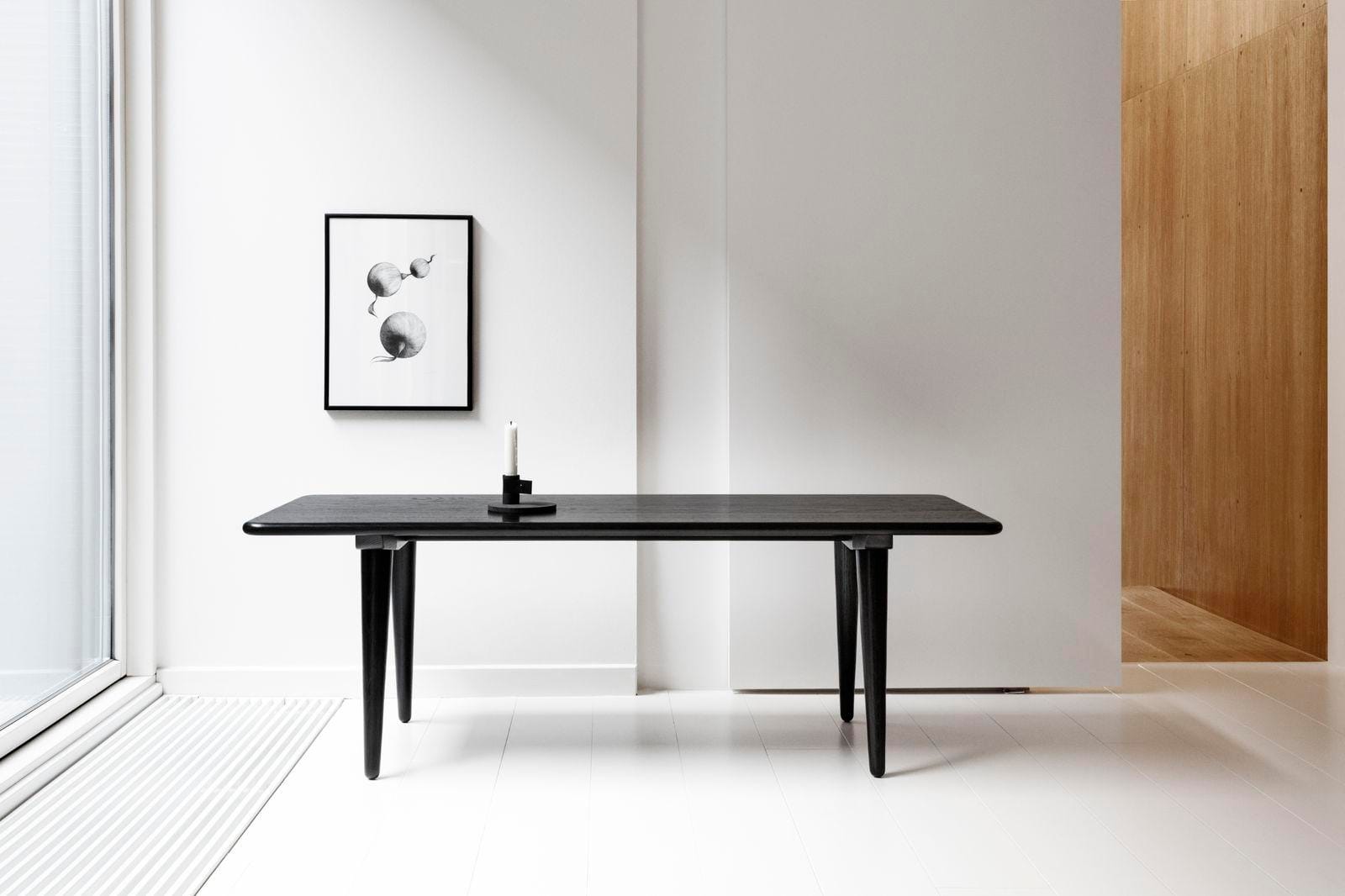 Carl Hansen CH011 coffee table, soaped oak, 130 x 55 cm - Image 4