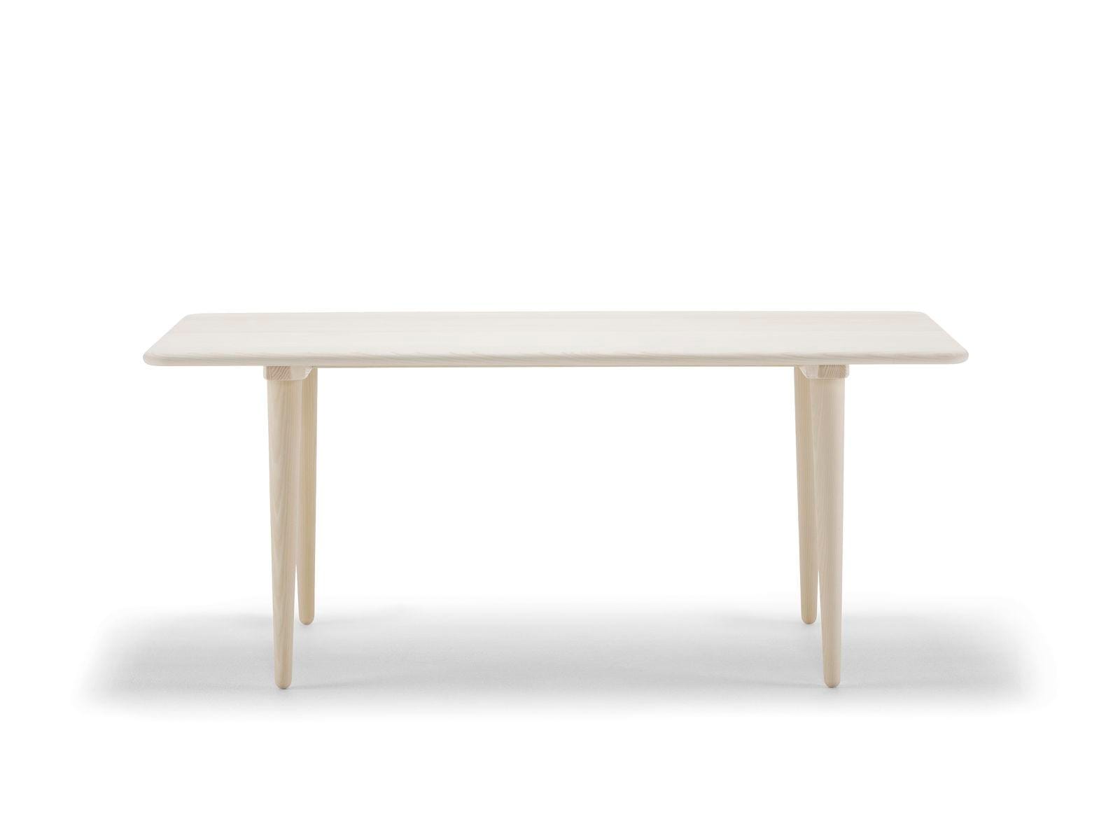 Carl Hansen CH011 coffee table, soaped oak, 130 x 55 cm