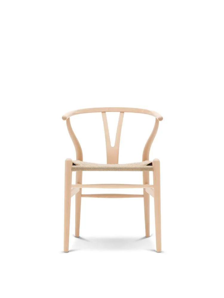 Carl Hansen CH24 chair, soaped beech/natural paper cord