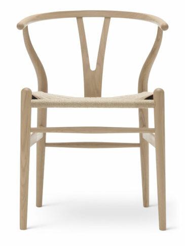 Carl Hansen CH24 chair, white oiled oak/natural paper cord