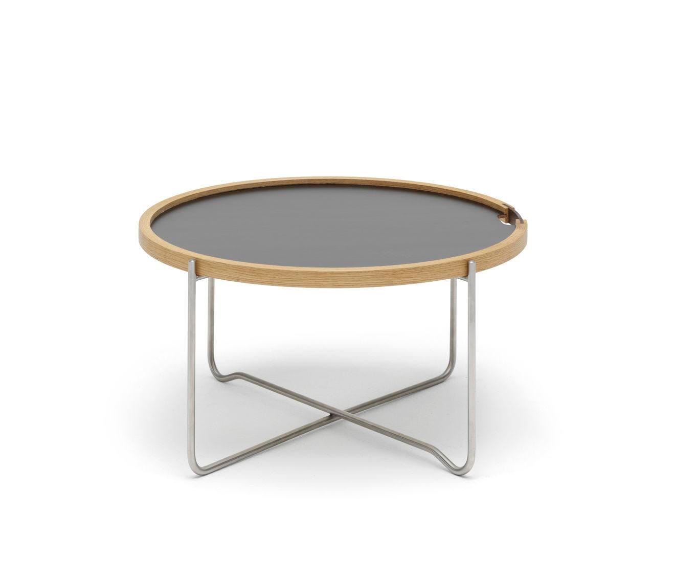 Carl Hansen CH417 -tray table, black/white