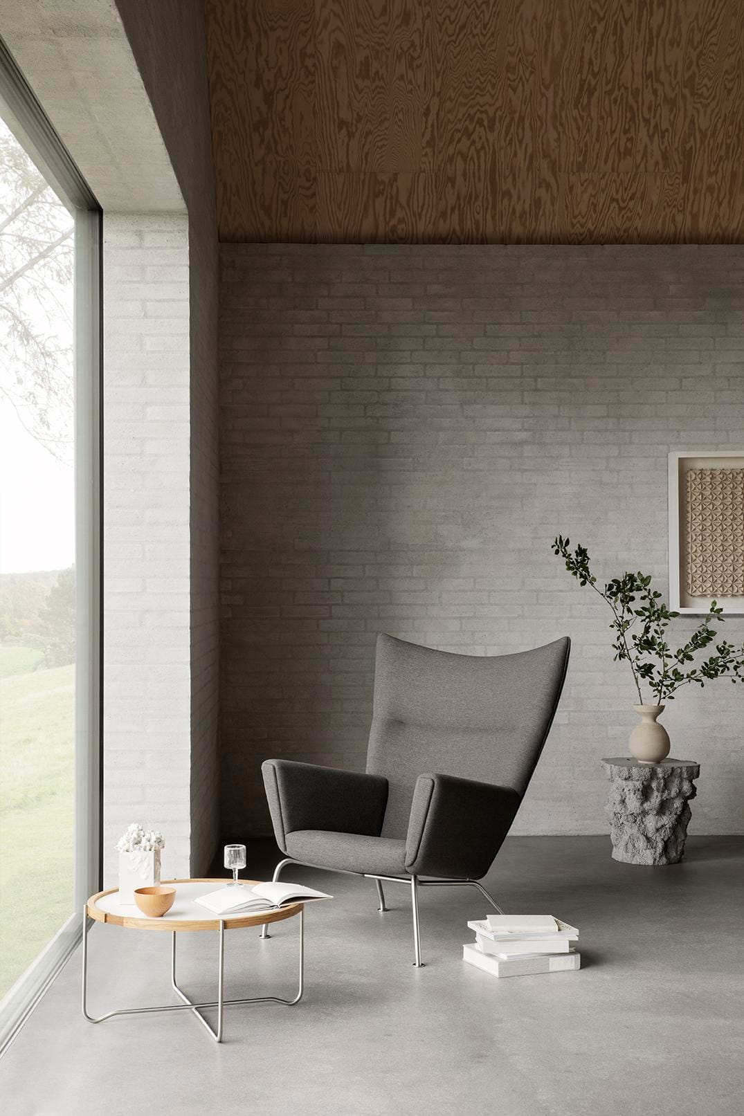 Carl Hansen CH446 jalkarahi, musta nahka - Image 5