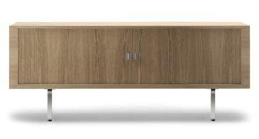 Carl Hansen CH825 Credenza -senkki, öljytty tammi, teräsjalat
