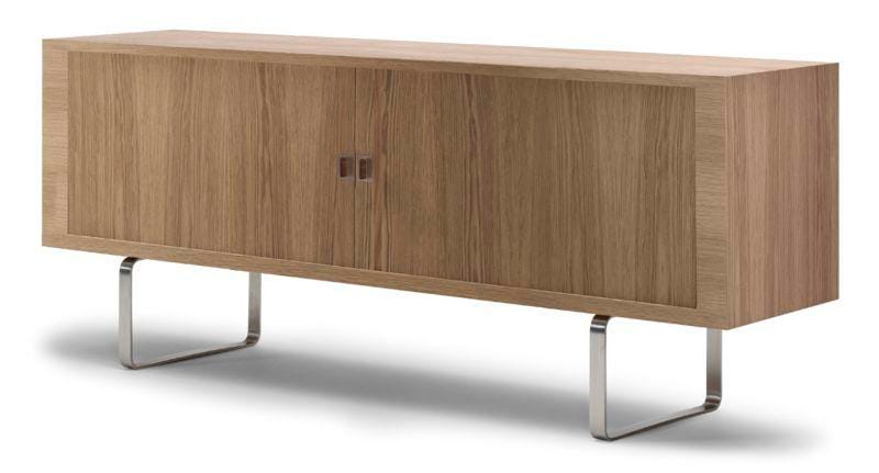 Carl Hansen CH825 Credenza sideboard, oiled oak / stainless steel - Image 2