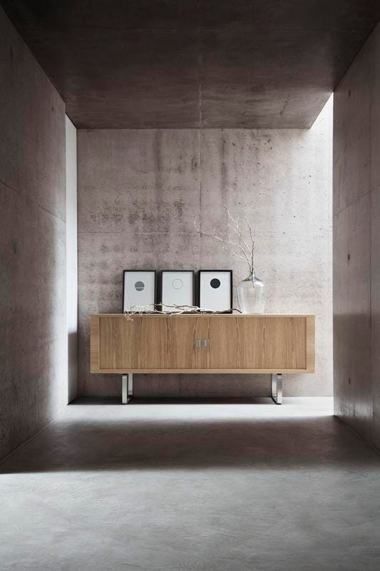 Carl Hansen CH825 Credenza sideboard, oiled oak / stainless steel - Image 4