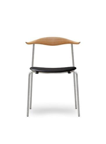 Carl Hansen CH88P -tuoli, öljytty tammi/musta nahka