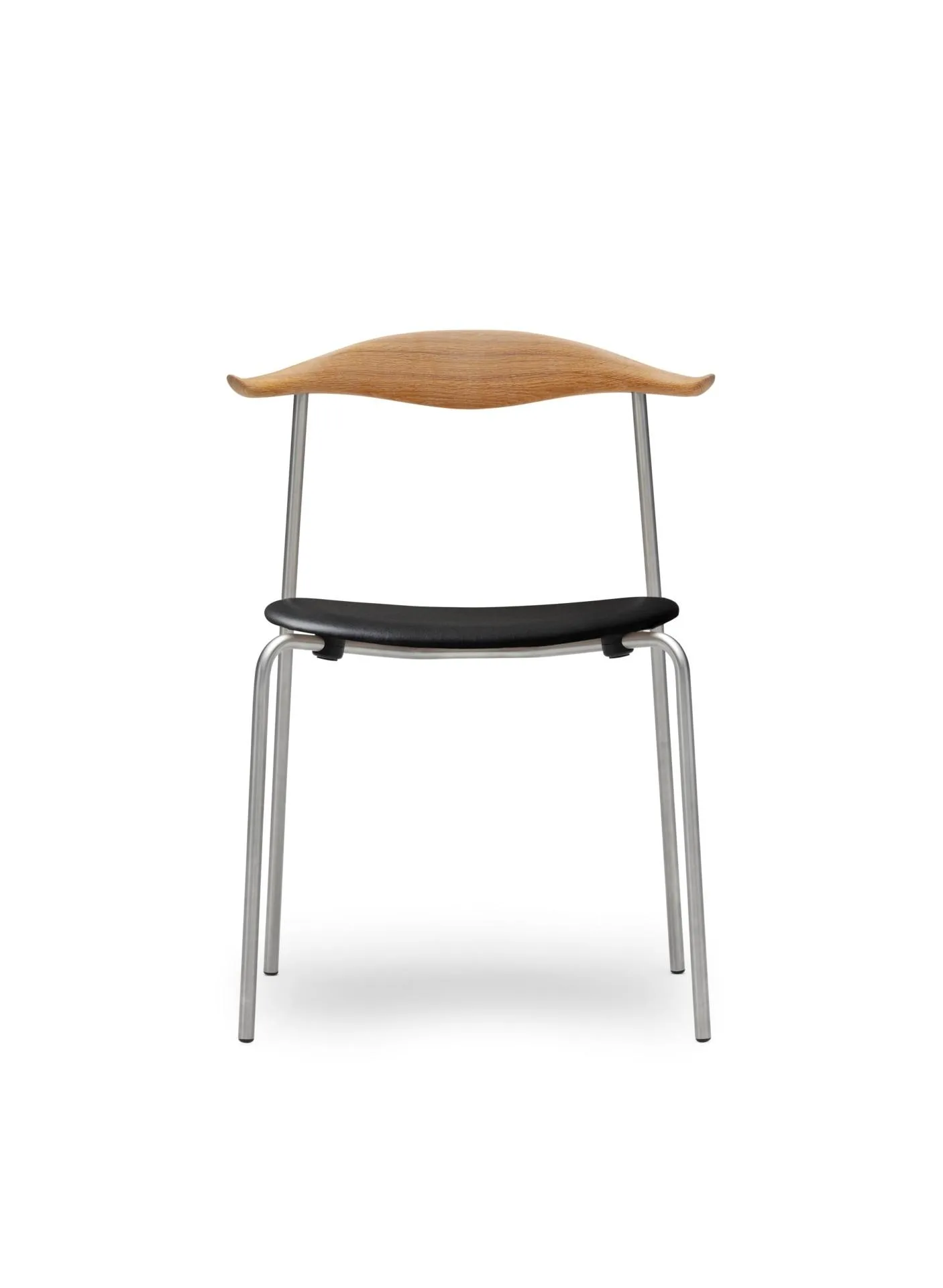 Carl Hansen CH88P -tuoli, öljytty tammi/musta nahka