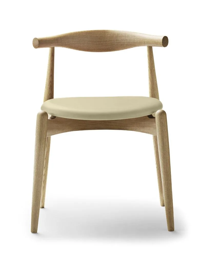 Carl Hansen CH20 chair, oiled oak / light leather