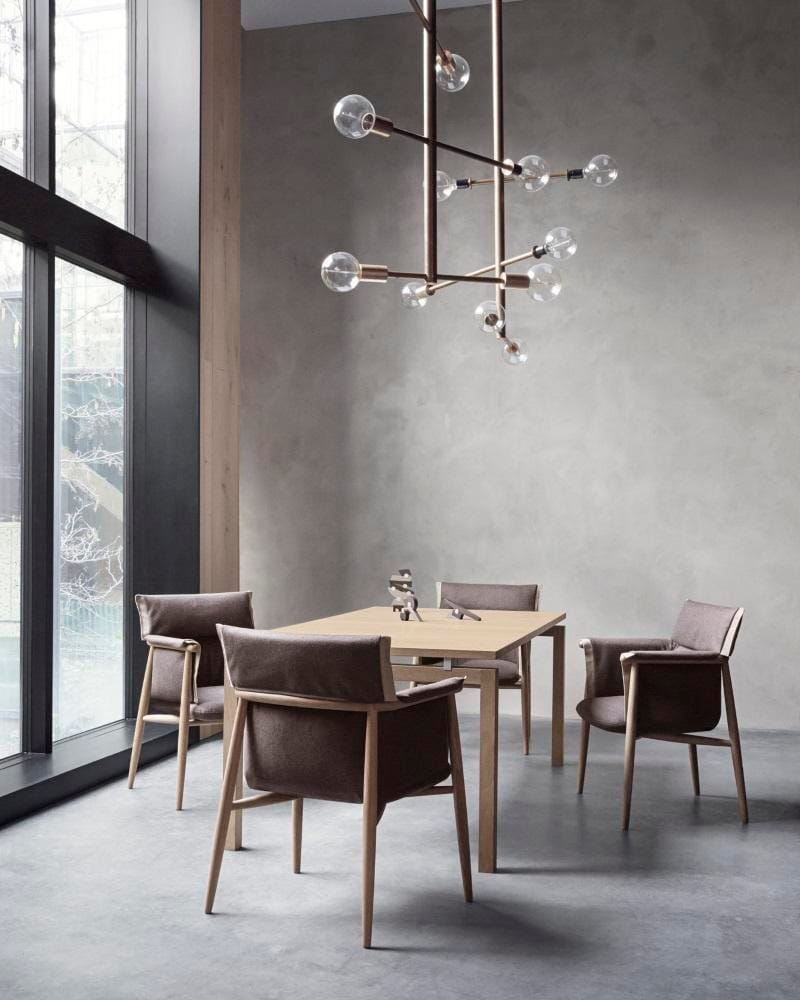 Carl Hansen E005 EMBRACE chair, oiled oak / leather - Image 3