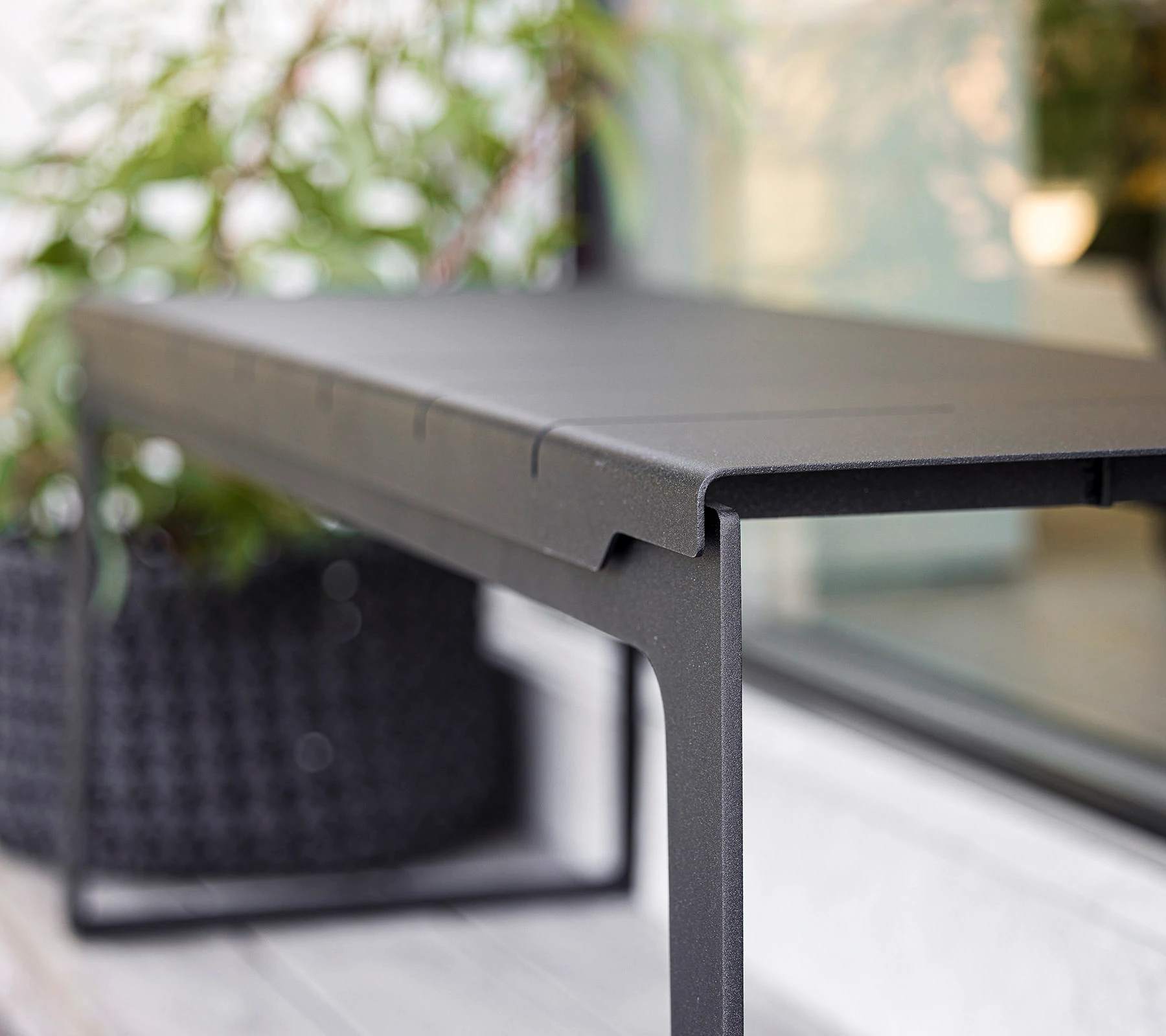 Cane-line COPENHAGEN -bench, dark grey - Image 4