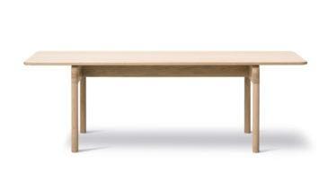 Fredericia POST -ruokapöytä, 225x100cm, saippuoitu tammi