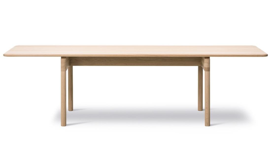 Fredericia POST table, 265 x 100 cm, soaped oak