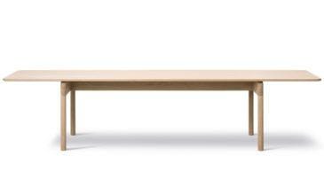 Fredericia POST -ruokapöytä, 320x100cm, saippuoitu tammi