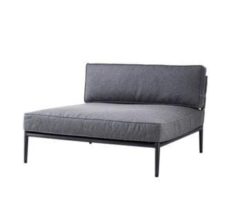 Cane-line CONIC -daybed, tummanharmaa