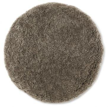 Skinnwille CURLY topattu istuinpäällinen, pyöreä, vaaleanruskea