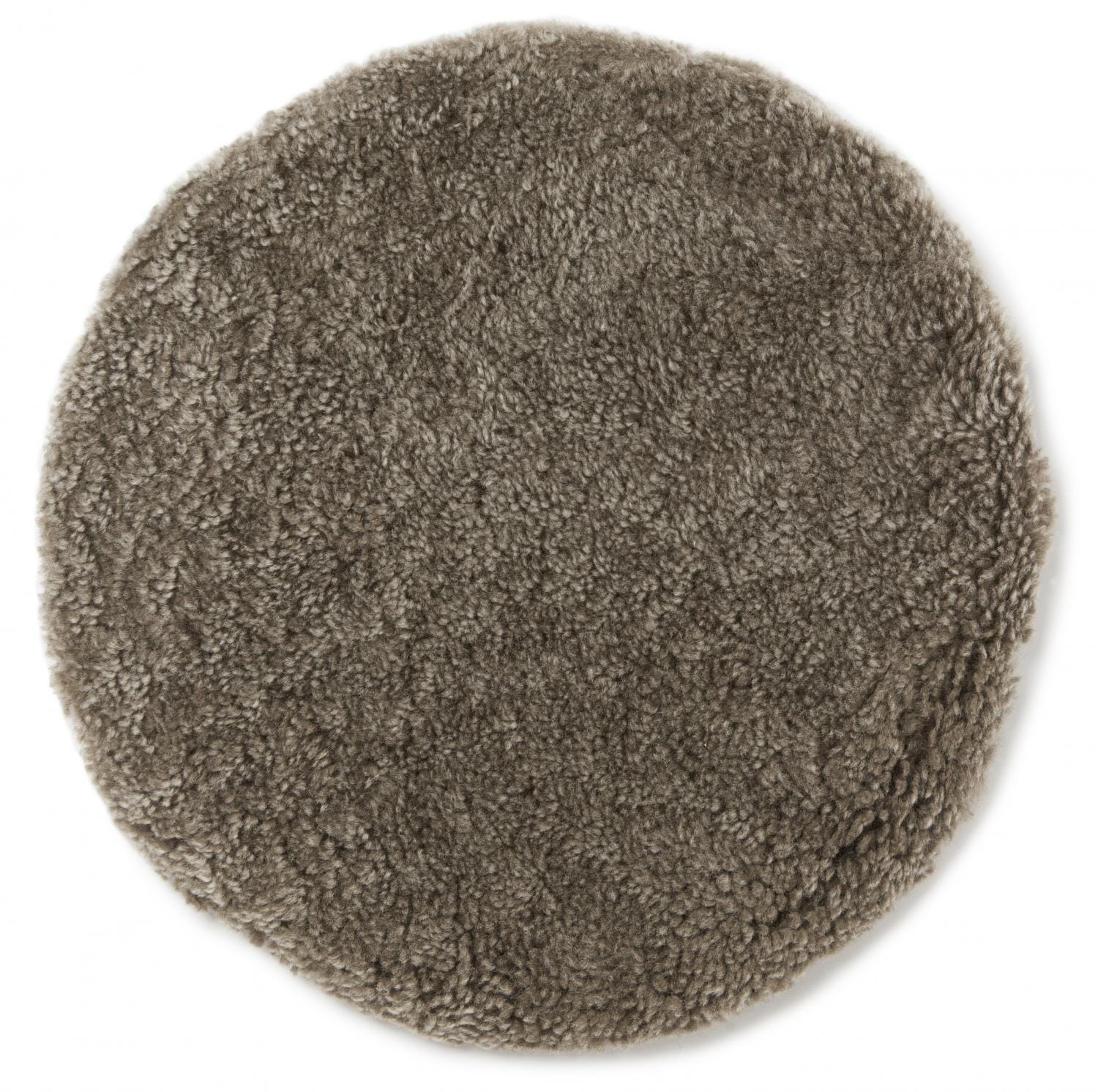 Skinnwille CURLY topattu istuinpäällinen, pyöreä, vaaleanruskea