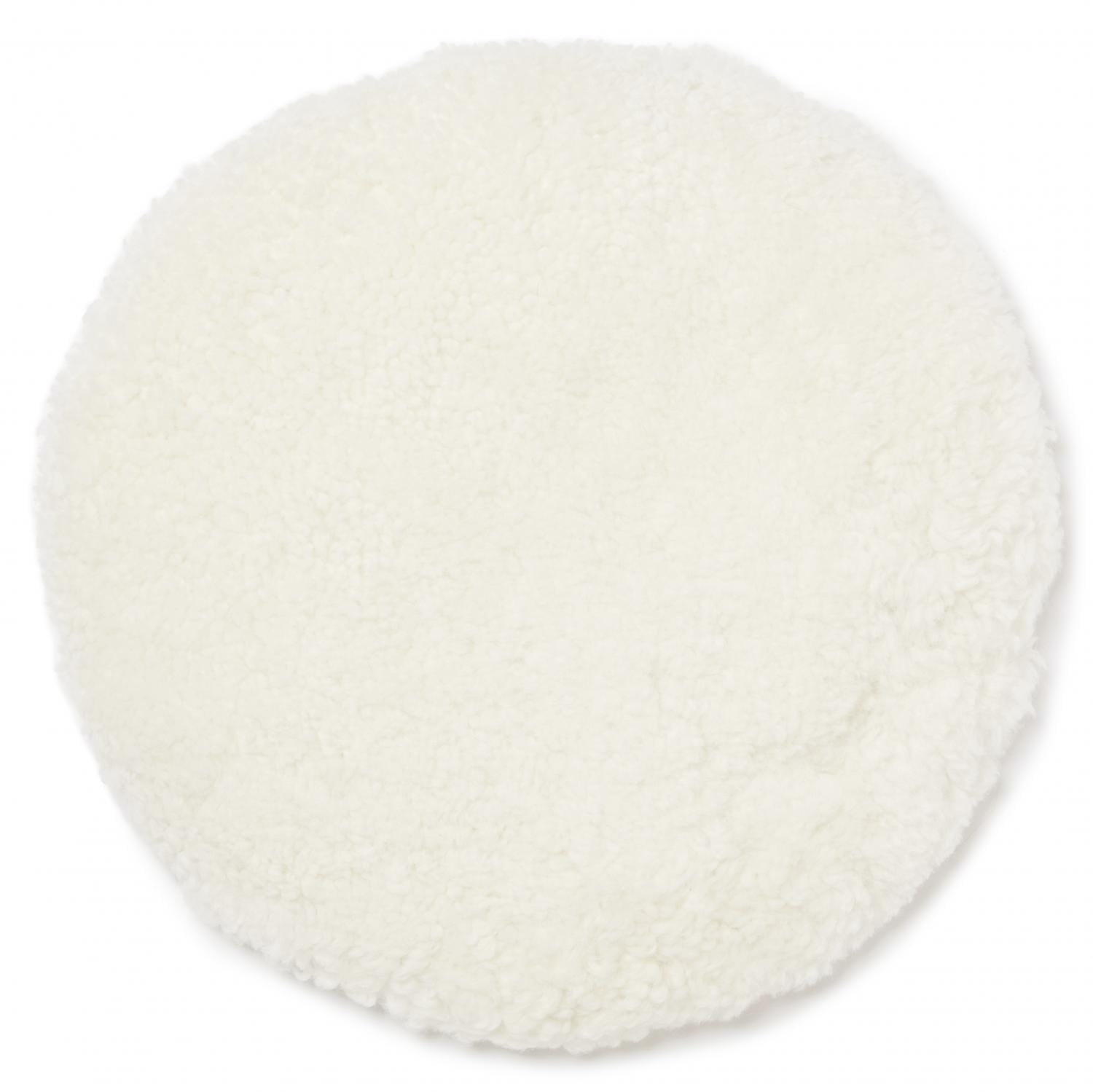 Skinnwille CURLY topattu istuinpäällinen, pyöreä, valkoinen