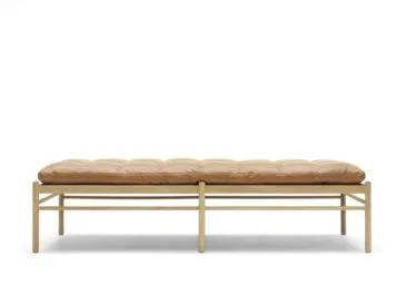 Carl Hansen OW150 daybed, öljytty tammi/ruskea nahka