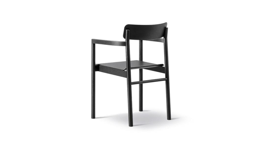 Fredericia POST -tuoli, mustaksi lakattu tammi - Image 3