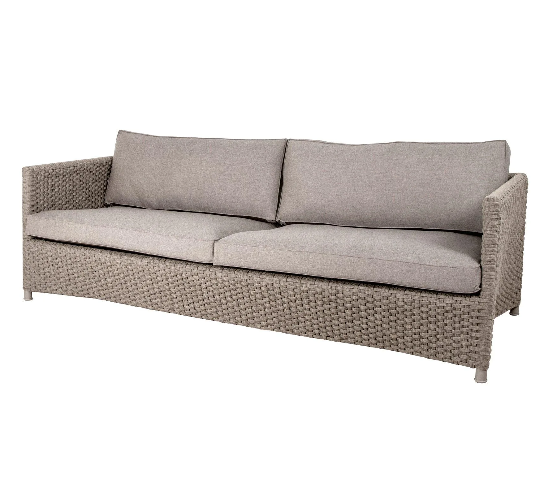 Cane-line DIAMOND 3-istuttava sohva, taupe