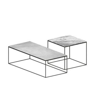 Zeus SLIM MARBLE -sohvapöytä, 118x53 cm
