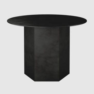 GUBI EPIC coffee table Ø60 cm, black steel
