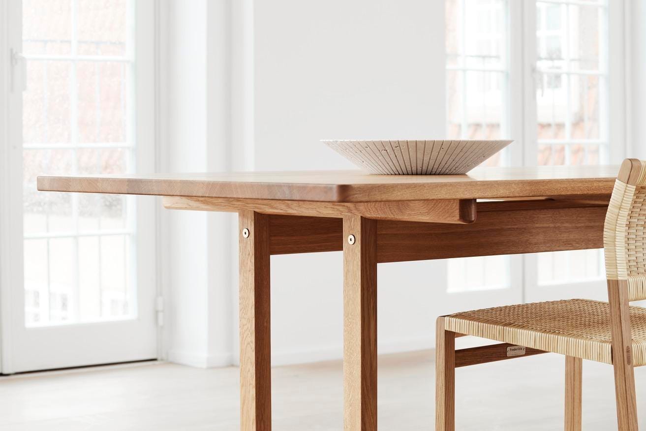 Fredericia BM86 6286 -dining table, 195x97,5 cm, light oiled oak - Image 5