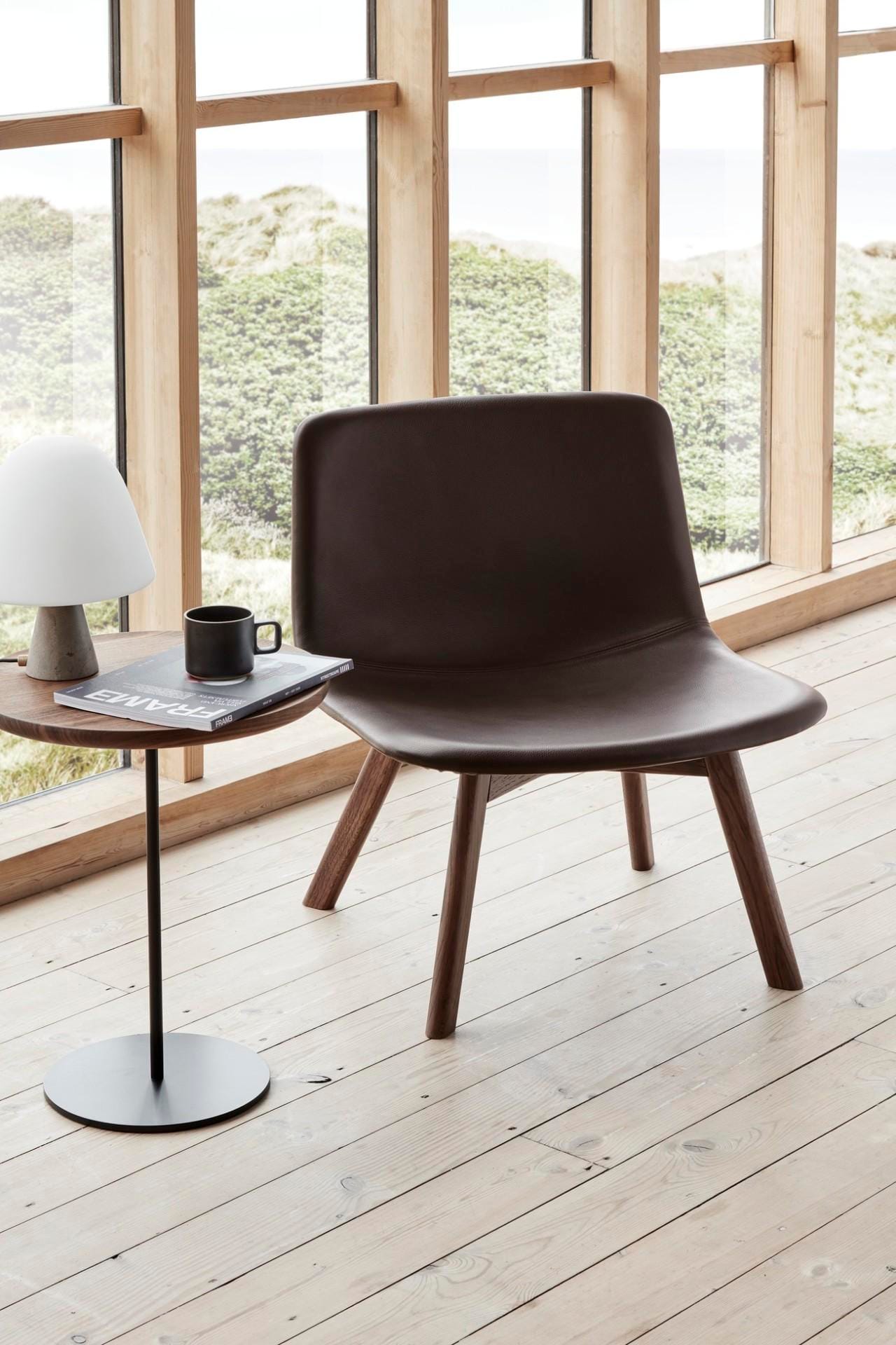 Fredericia PAL -side table Ø 44 cm, oiled walnut / black steel - Image 2