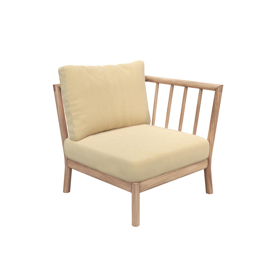 Fritz Hansen TRADITION -sohvan päätymoduuli