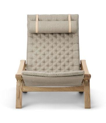 Carl Hansen FK10 PLICO -tuoli, öljytty tammi/luonnonvärinen kangas