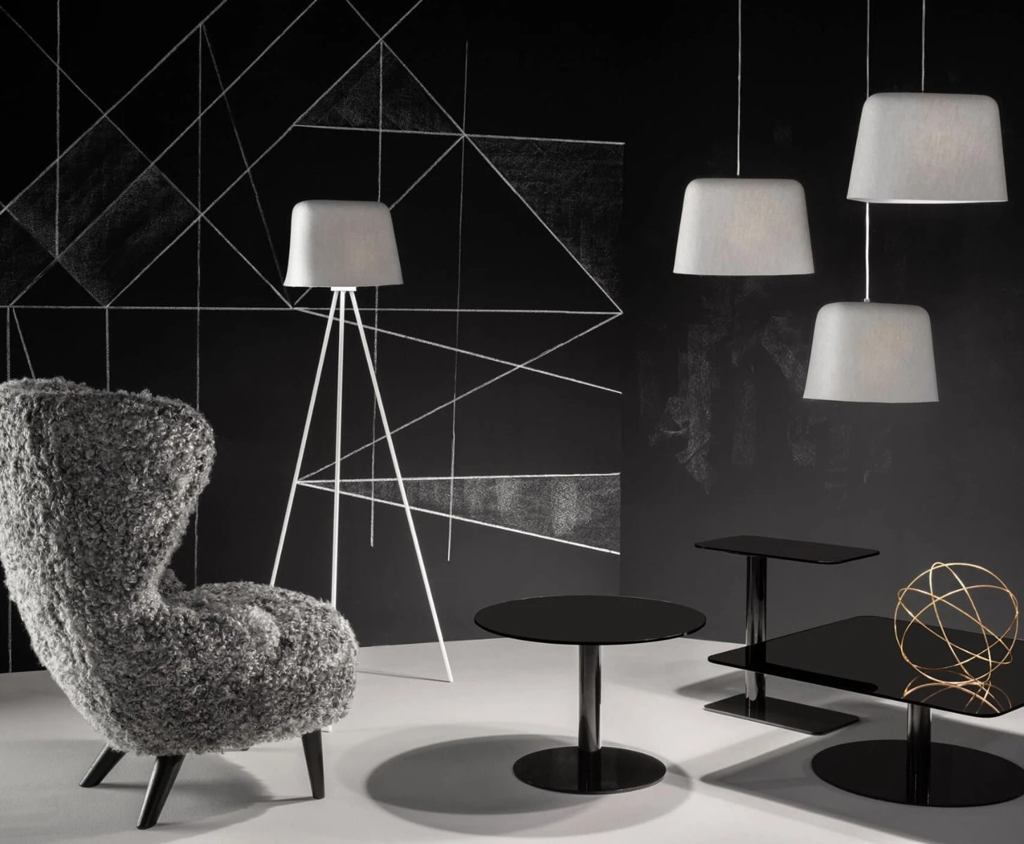 Tom Dixon FLASH -sohvapöytä, neliö, musta lasikansi/musta jalka - Image 2