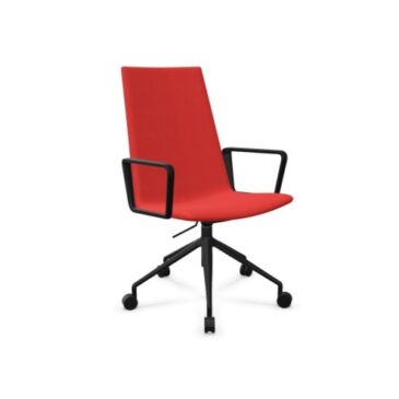 Andreu World FLEX EXECUTIVE -työtuoli, medium selkänoja, punainen/musta SO1865