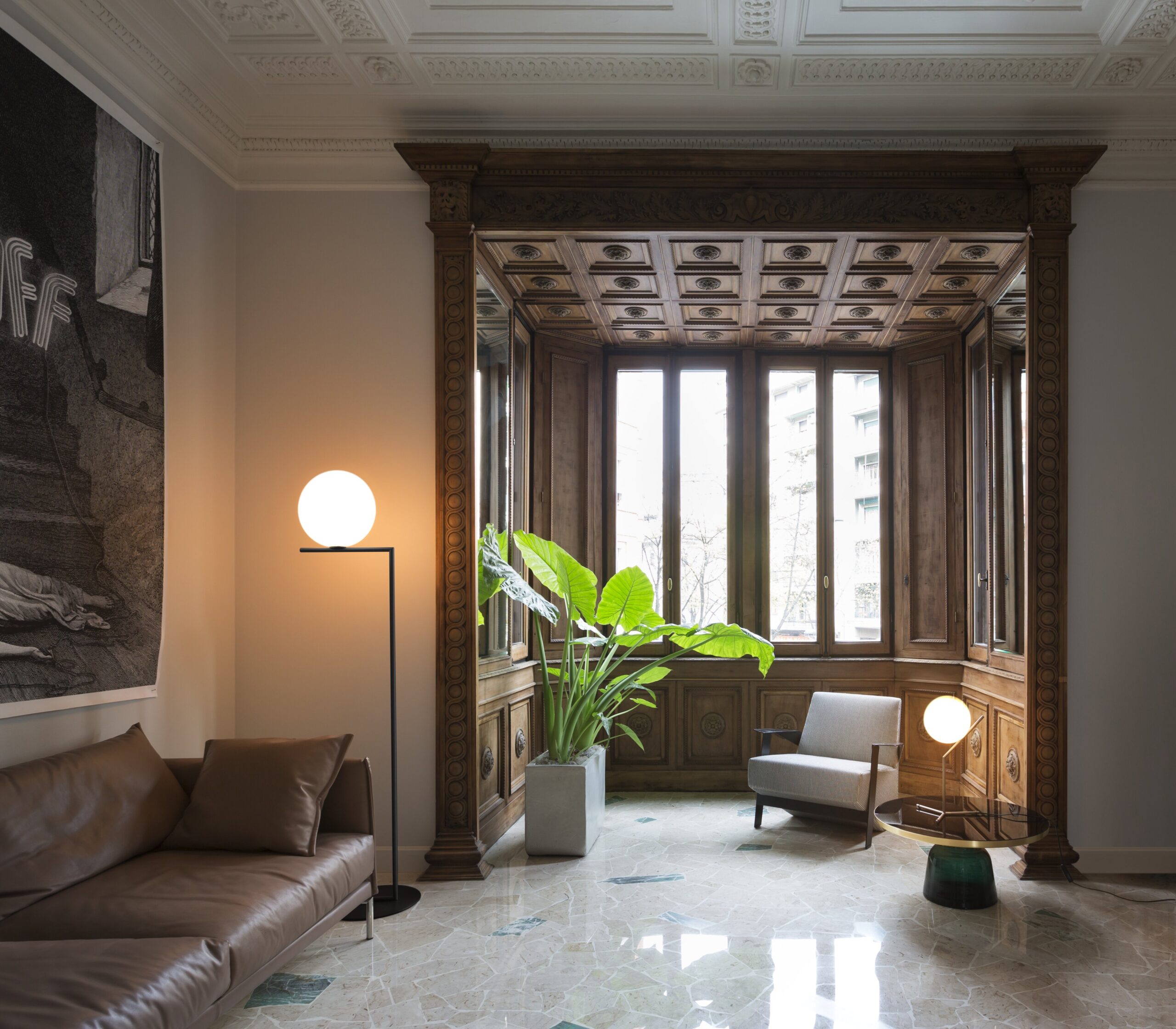 Flos IC F2 -lattiavalaisin - Image 4
