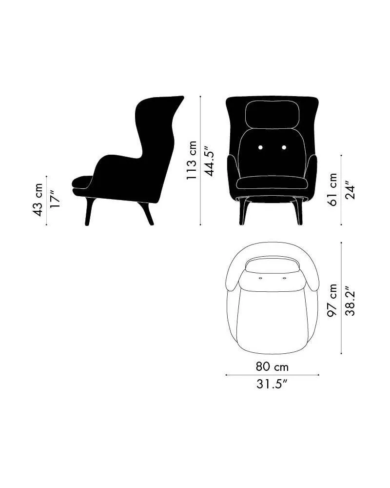 Fritz Hansen RO lounge chair - Image 10