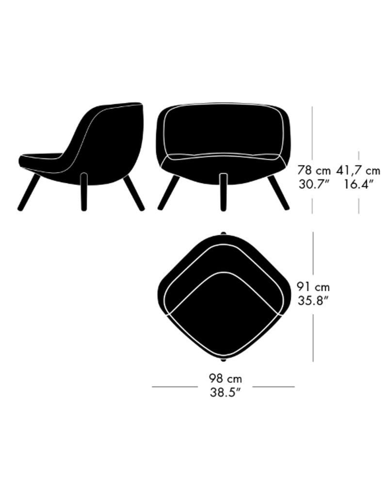 Fritz Hansen VIA 57 -nojatuoli - Image 7