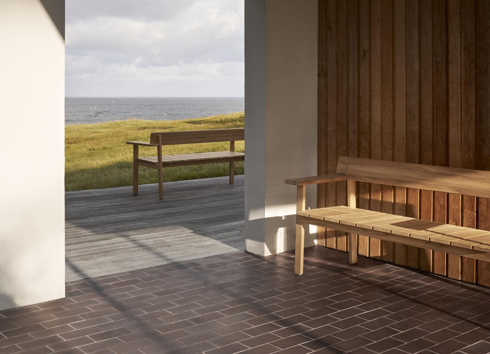 Carl Hansen GL101 TIMBUR bench, with cushion - Image 3