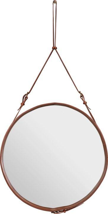 GUBI ADNET CIRCULAR mirror Ø70 cm, brown