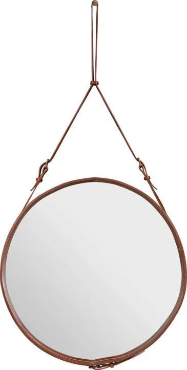 GUBI ADNET CIRCULAR mirror Ø70 cm, brown