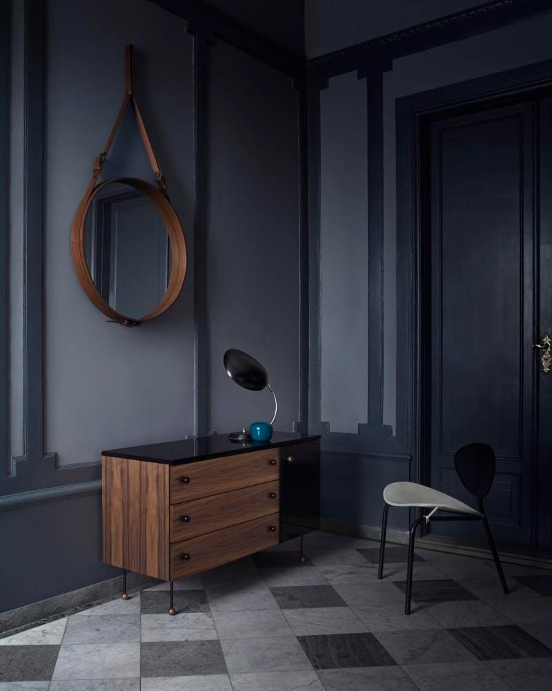 GUBI ADNET CIRCULAR mirror Ø58 cm, brown - Image 2