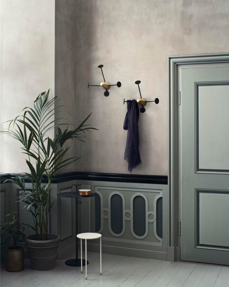 GUBI MATEGOT coat rack, black / brass - Image 2