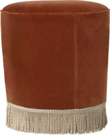 GUBI POUFFE-rahi, Ø38cm, ruosteenpunainen