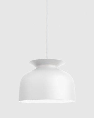 GUBI RONDE Ø40cm -riippuvalaisin, valkoinen