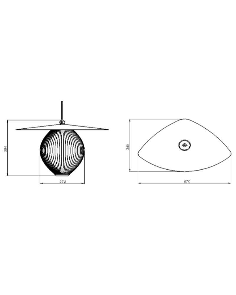 GUBI SATELLITE pendant large, grey - Image 4