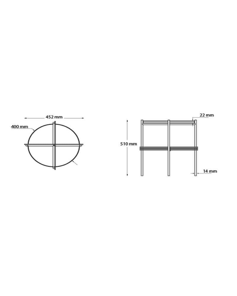 GUBI TS -sivupöytä Ø40cm, valkoinen marmori/messinki - Image 4