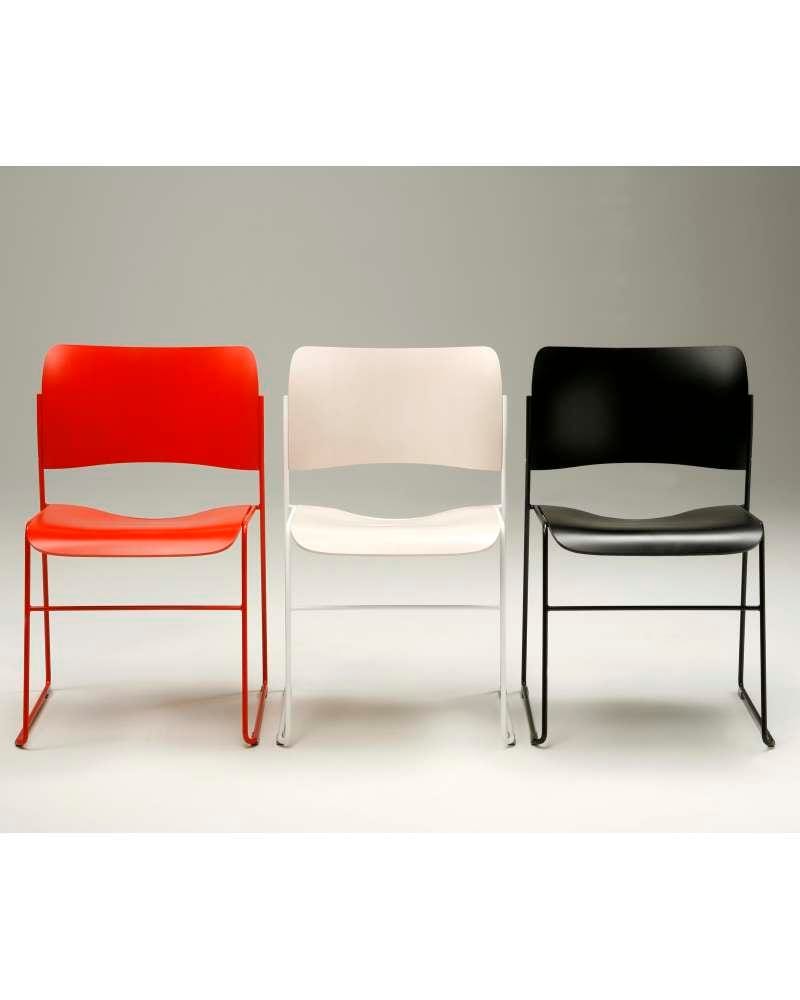 Howe 40/4 -tuoli, musta/teräs - Image 6